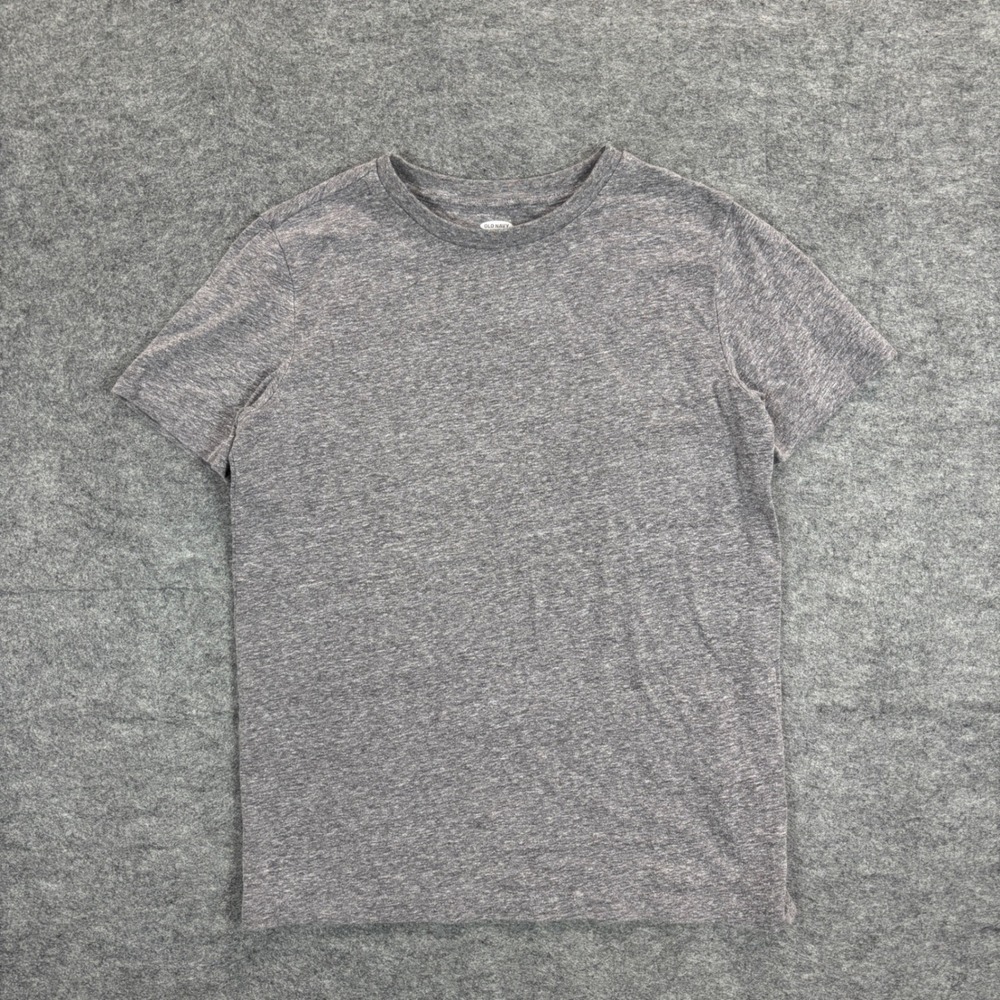 Old Navy Kids Gray Heather Short Sleeve Crew Neck T-Shirt Size L 10-12